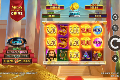 Midas Dynasty Coins Ultra Link&Win gameplay image