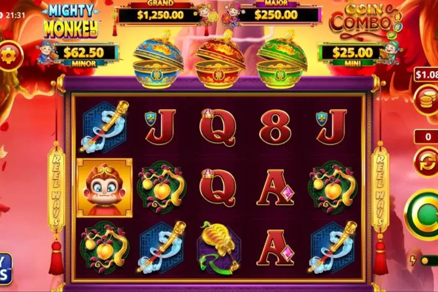 Mighty Monkey Coin Combo