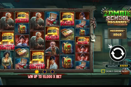 Zombie School Megaways gameplay image