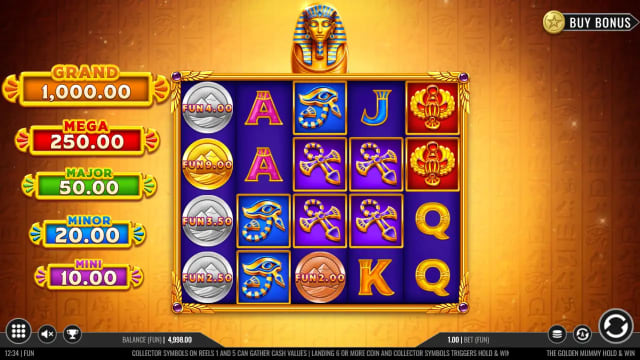 The Golden Mummy Hold & Win