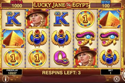 Lucky Jane In Egypt Hold And Win gameplay image
