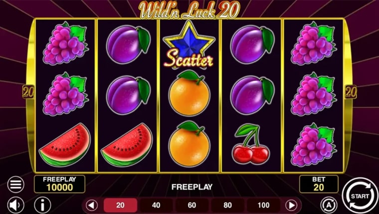wildn luck 20 gameplay image