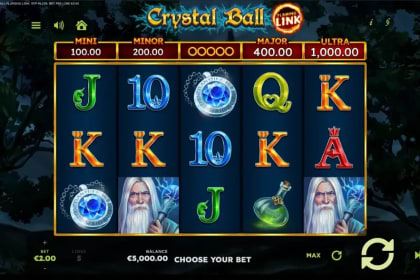 Crystal Ball Flaming Link gameplay image