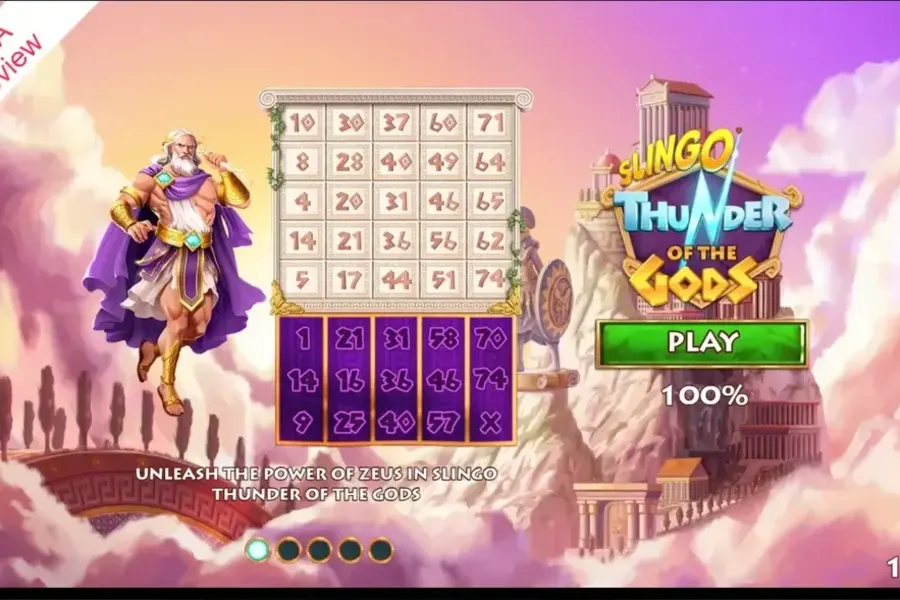 Slingo Thunder of the Gods