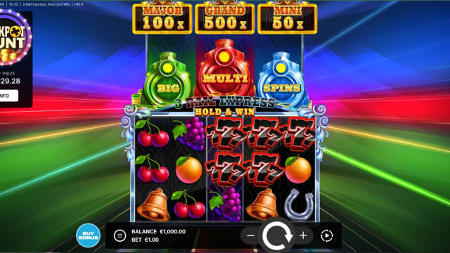 3 Rail Express Hold & Win