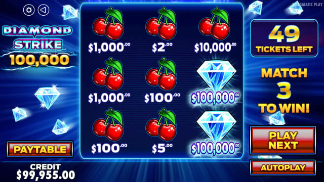 Diamond Strike 100,000