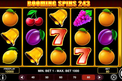 Booming Spins 243 gameplay image