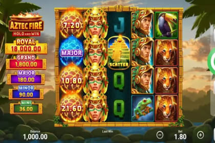 Aztec Fire: Hold and Win gameplay image