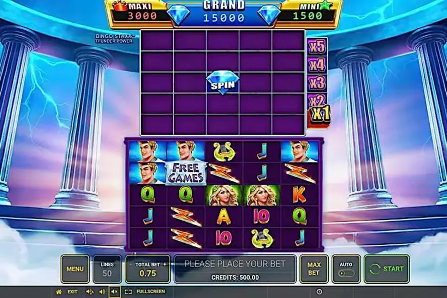 Bingo Staxx Thunder Power