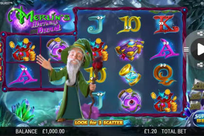 Merlin's Money Burst gameplay image