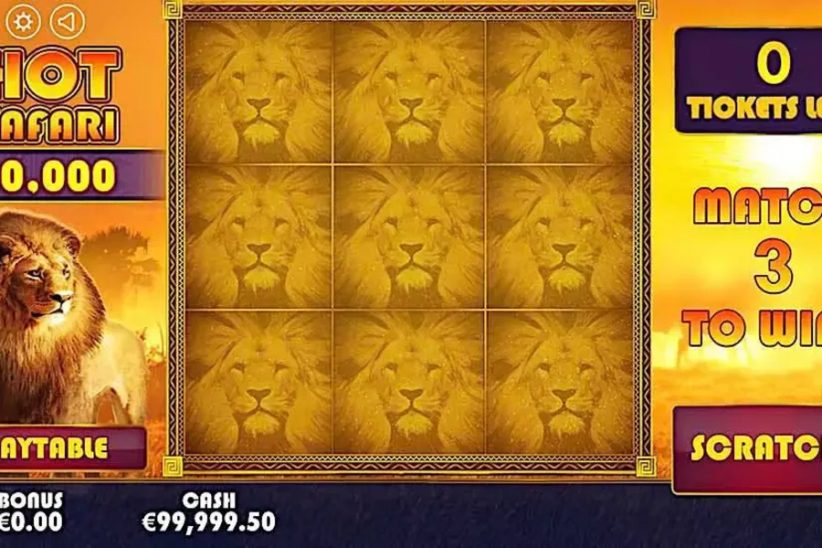 Hot Safari Scratchcard