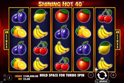 Shining Hot 40 gameplay image