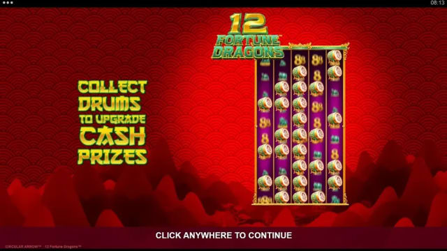 12 Fortune Dragons