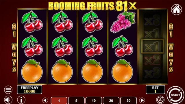 Booming Fruits 81X