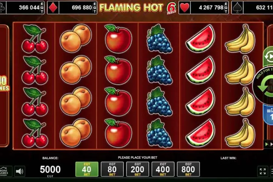 Flaming Hot 6 reels