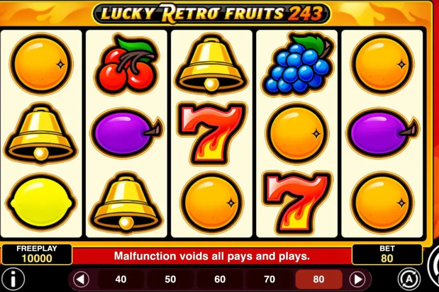 Lucky Retro Fruits 243