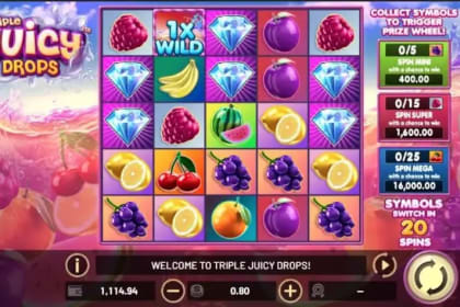 Triple Juicy Drops gameplay image