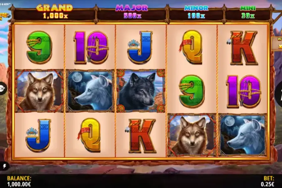 Wolf Canyon: Hold and Win
