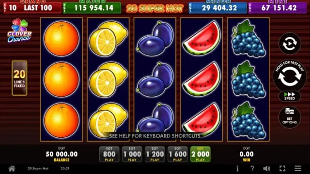 20 Super Hot Clover Chance