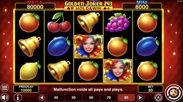 Golden Joker 243 Hold and Win
