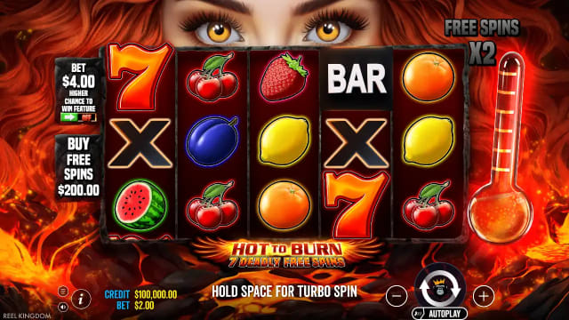 Hot to Burn 7 Deadly Free Spins