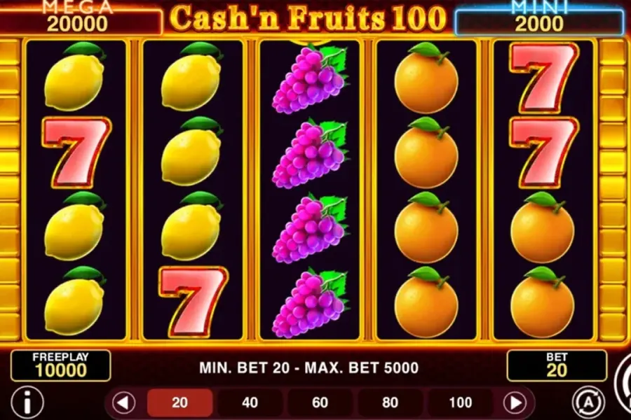 Cash'n Fruits 100 Hold And Win