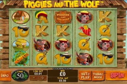Piggies and the Wolf gameplay image