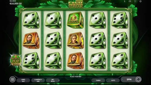 Cash Streak Dice