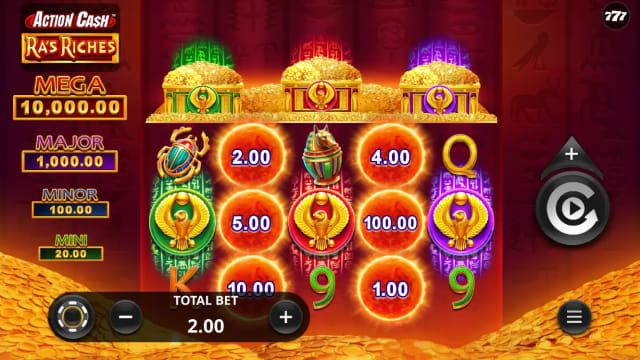Action Cash Ra's Riches