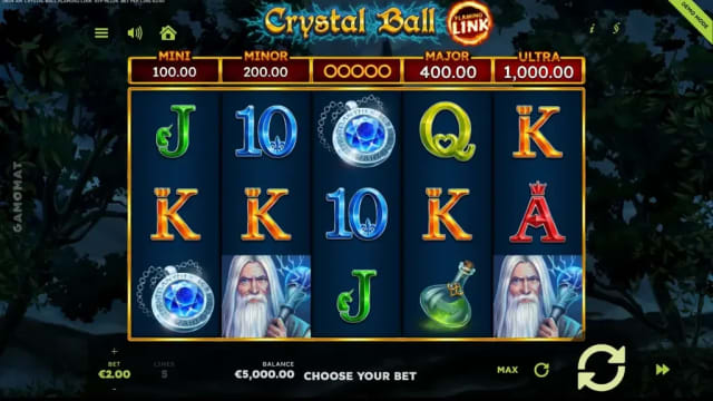Crystal Ball Flaming Link
