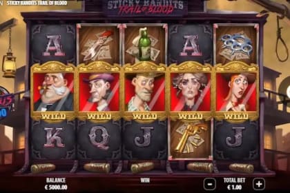 Sticky Bandits Trail of Blood gameplay image