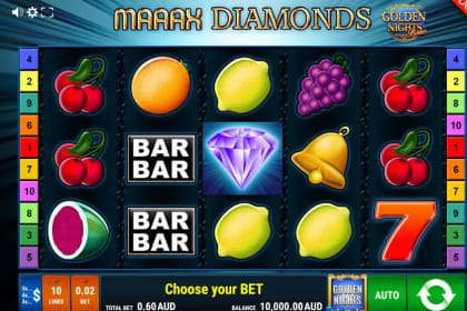 Maaax Diamonds - Golden Nights Bonus gameplay image