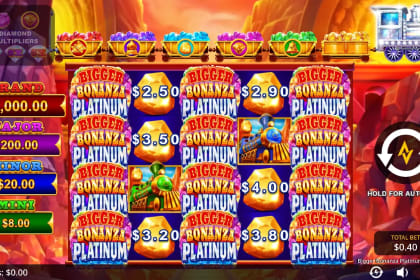 Bigger Bonanza Platinum Rush Express gameplay image