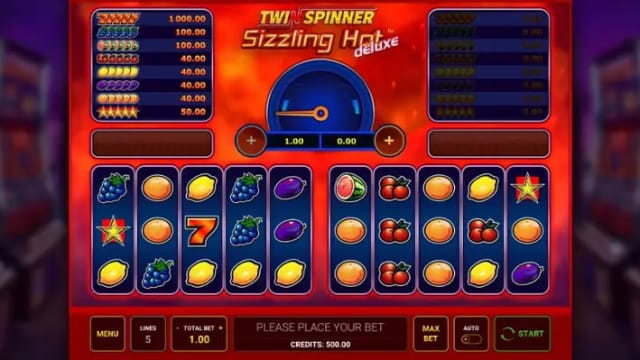 Twin Spinner Sizzling Hot Deluxe