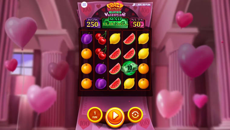 crazy 100 bucks valentine gameplay image