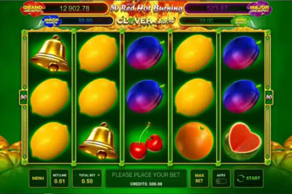 50 Red Hot Burning Clover Link gameplay image