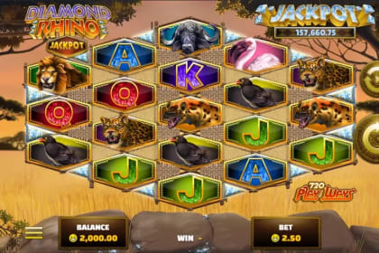 Diamond Rhino Jackpot gameplay image