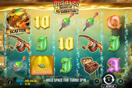 Big Bass Secrets of the Golden Lake gameplay image