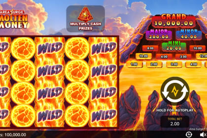 Area Surge Molten Money gameplay image