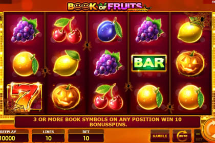 Book of Fruits Halloween gameplay image