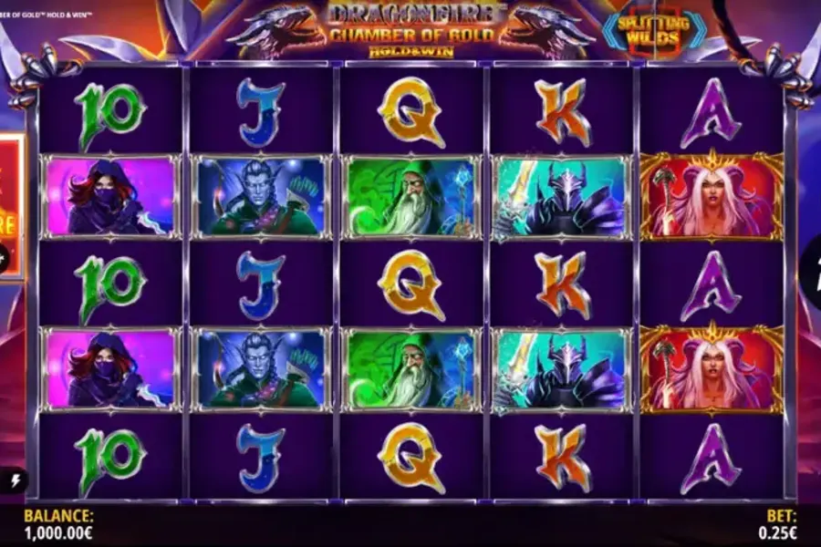 Dragonfire Chamber of Gold: Hold and Win