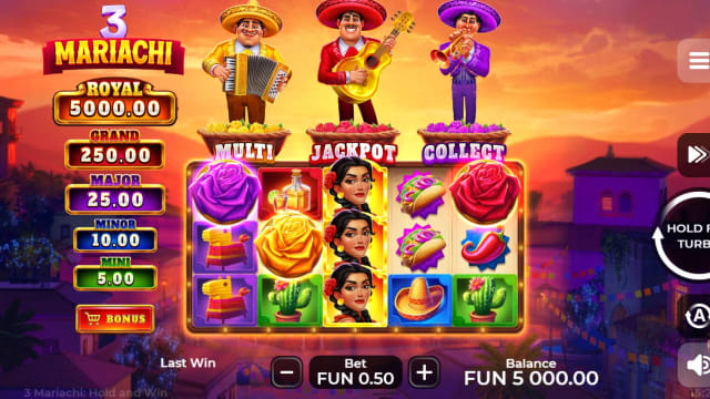 3 Mariachi: Hold & Win