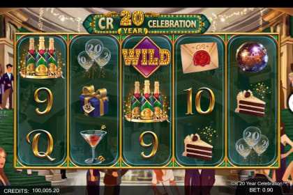 Casino Rewards 20 Year Celebration gameplay image