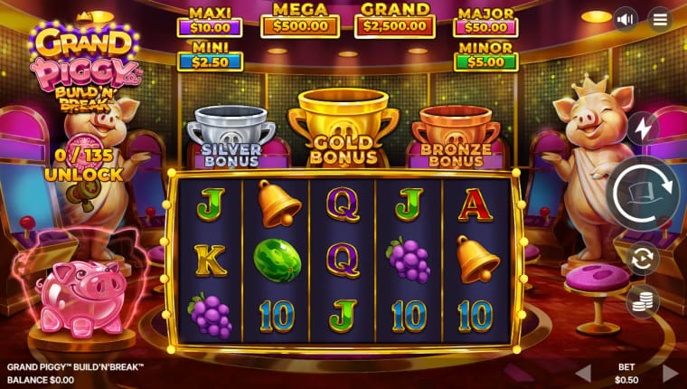 grand piggy build n break gameplay image