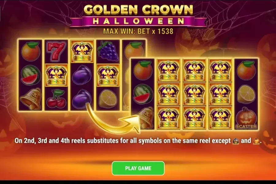Golden Crown Halloween