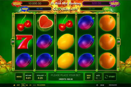 25 Red Hot Burning Clover Link gameplay image