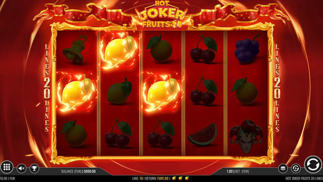 Hot Joker Fruits 20 Lines
