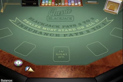 Classic Blackjack Gold gameplay image