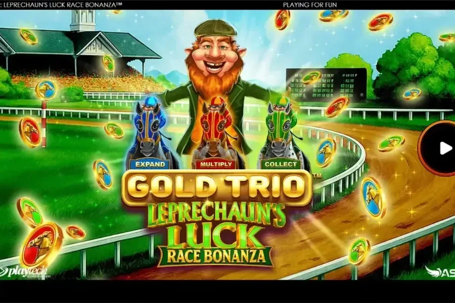 Gold Trio: Leprechaun's Luck Race Bonanza