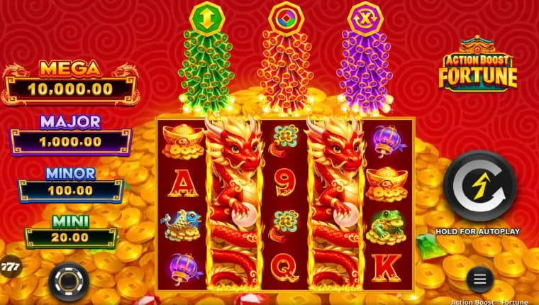 action boost fortune gameplay image